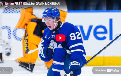 Gavin McKenna með sitt fyrsta NHL mark! myndband