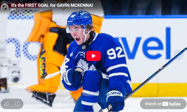 Gavin McKenna með sitt fyrsta NHL mark! myndband